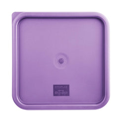 Hygiplas Square Food Storage Container Lid Purple Large