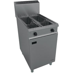 Falcon Chieftain Twin Tank Twin Basket Free Standing Natural Gas Fryer G1848X