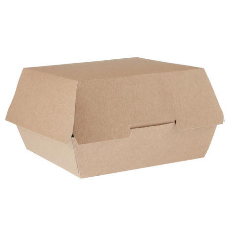 Colpac Compostable Kraft Burger Boxes Large 135mm (Pack of 250)