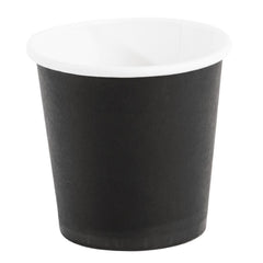 Fiesta Recyclable Espresso Cups Single Wall Black (Pack of 1000)