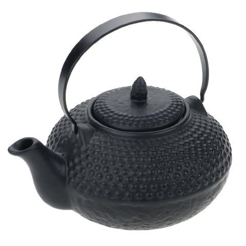 Oriental Hobnail Teapot Black 850ml