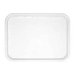 Olympia Kristallon Polypropylene Fast Food Tray White Large 450mm