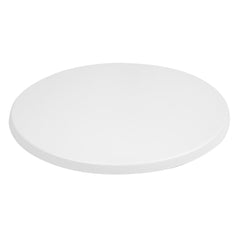 Bolero Pre-drilled Round Tabletop White 600mm