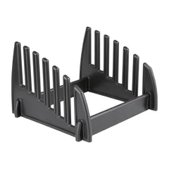 Hygiplas Black Plastic Chopping Board Rack Small 6 Slots