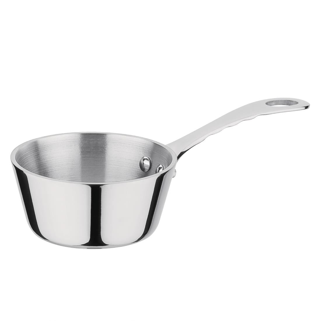Vogue Stainless Steel Mini Gravy Pan - 8cm