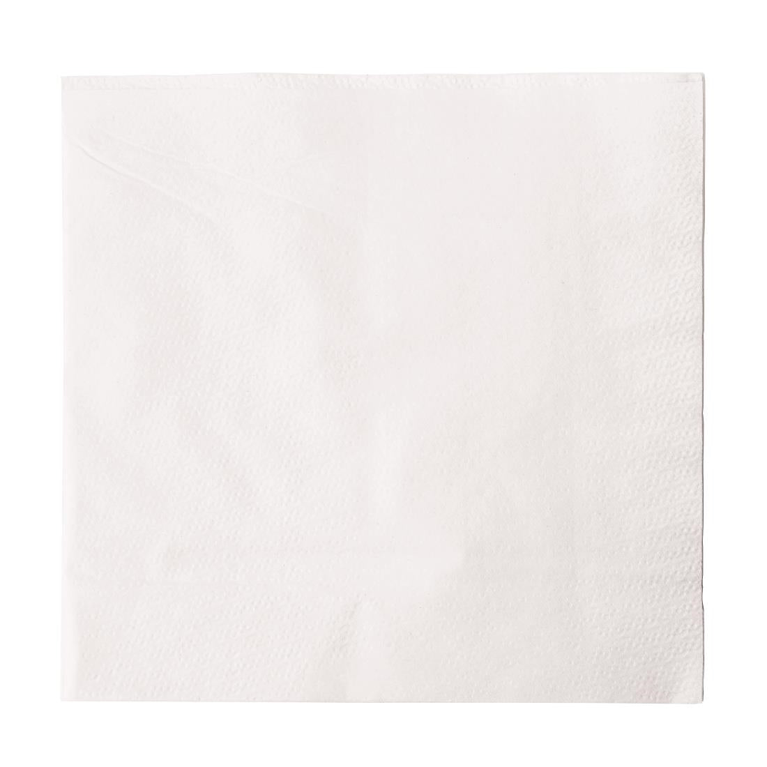 Lunch Napkin White 330x330mm 1ply 1/4 Fold (Pack of 5000)