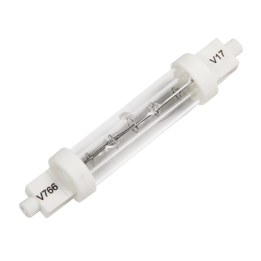 Jacketed Infrared Quartz Bulb R7 118mm 200W