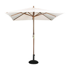 Bolero Square Pulley Parasol 2.5m Diameter Cream