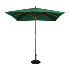 Bolero Square Double Pulley Parasol 2.5m Diameter Green