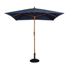 Bolero Square Double Pulley Parasol 2.5m Diameter Navy Blue