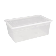 Vogue Polypropylene 1/1 Gastronorm Container with Lid 200mm (Pack of 2)