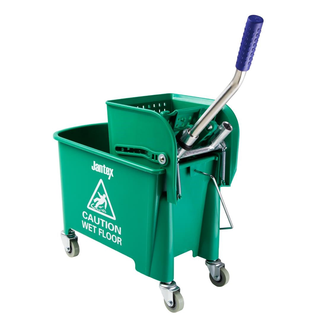 Jantex Kentucky Green Mop Bucket and Wringer 20Ltr