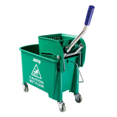 Jantex Kentucky Green Mop Bucket and Wringer 20Ltr