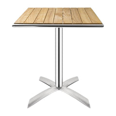 Bolero Ash Flip Top Square Bistro Table 600mm