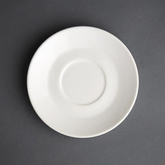 Olympia Cafe Saucer White (Fits GK074) - 158mm 6 1/4" (Box 12)