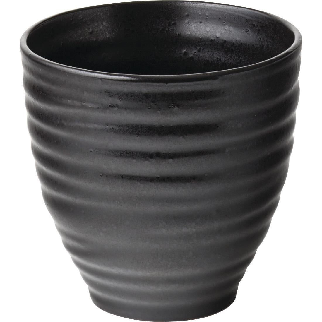 Utopia Tribeca Chip Pot Ebony 310ml (Pack of 6)