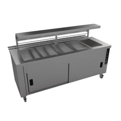 Falcon Chieftain 5 Well Heated Servery Counter with Trayslide HS5