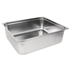 Vogue Stainless Steel 2/1 Gastronorm Tray 200mm