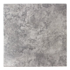 Werzalit Pre-drilled Square Table Top Concrete 600mm