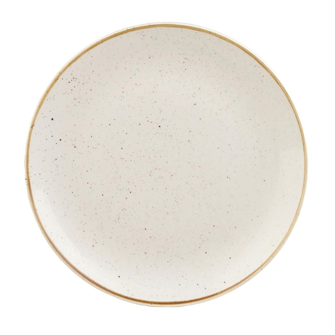 Churchill Stonecast Round Coupe Plate Barley White 295mm (Pack of 12)
