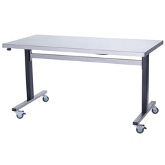 Parry Stainless Steel Adjustable Height Table Wide Electric Mobile 1500mm