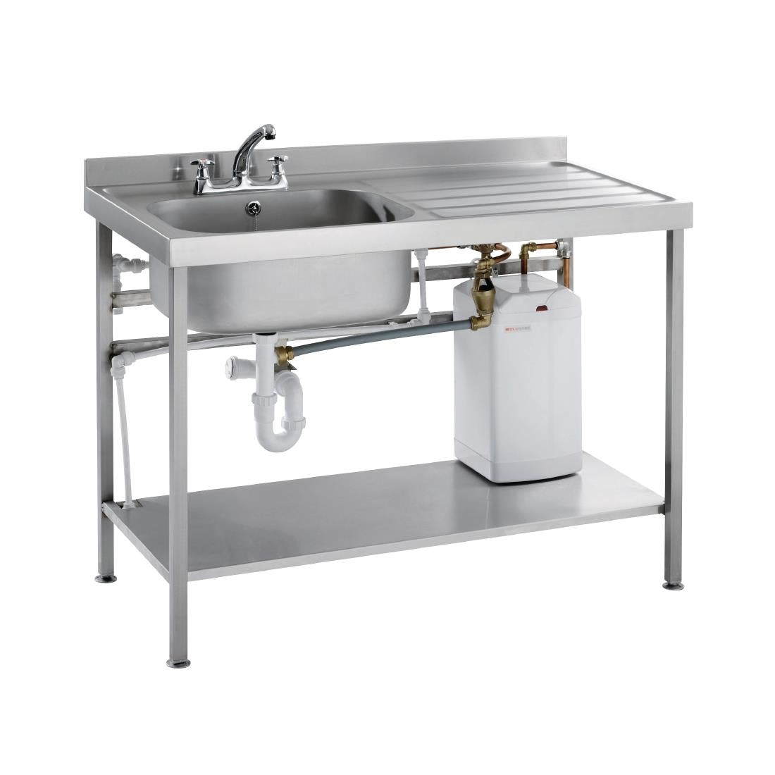 Parry Stainless Steel Fully Assembled Sink Right Hand Drainer 1200mm