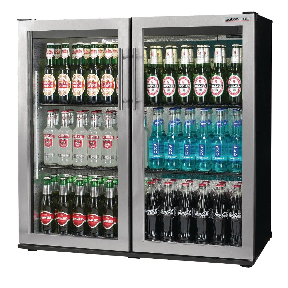 Autonumis Popular Double Hinged Door Maxi Back Bar Cooler St/St Door A21090