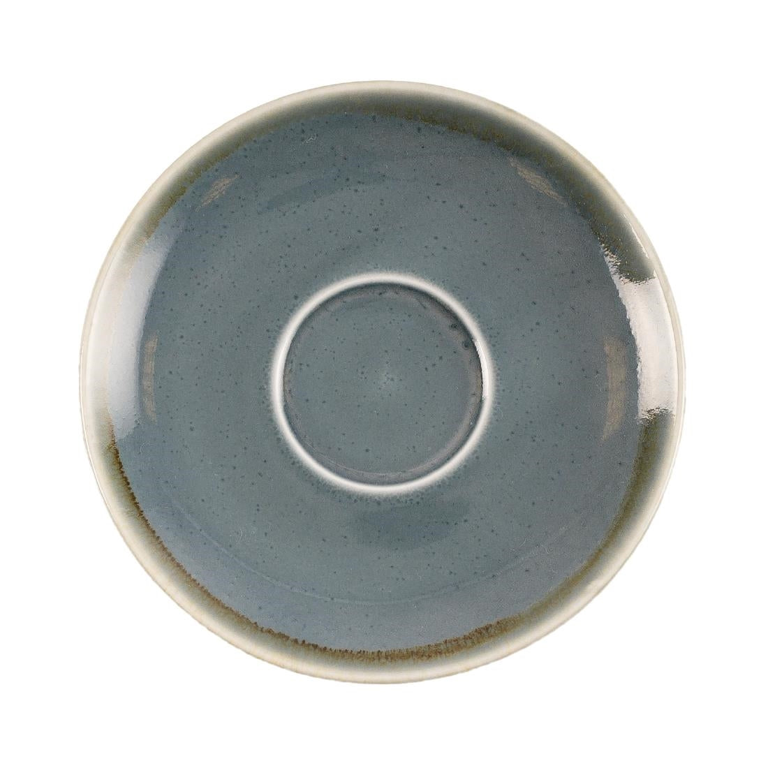 Olympia Kiln Cappuccino Saucer Ocean 140mm (Pack of 6)