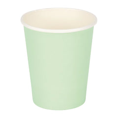 Fiesta Recyclable Coffee Cups Single Wall Turquoise 225ml / 8oz (Pack of 50)