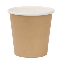 Fiesta Recyclable Espresso Cups Single Wall Kraft 114ml (Pack of 50)