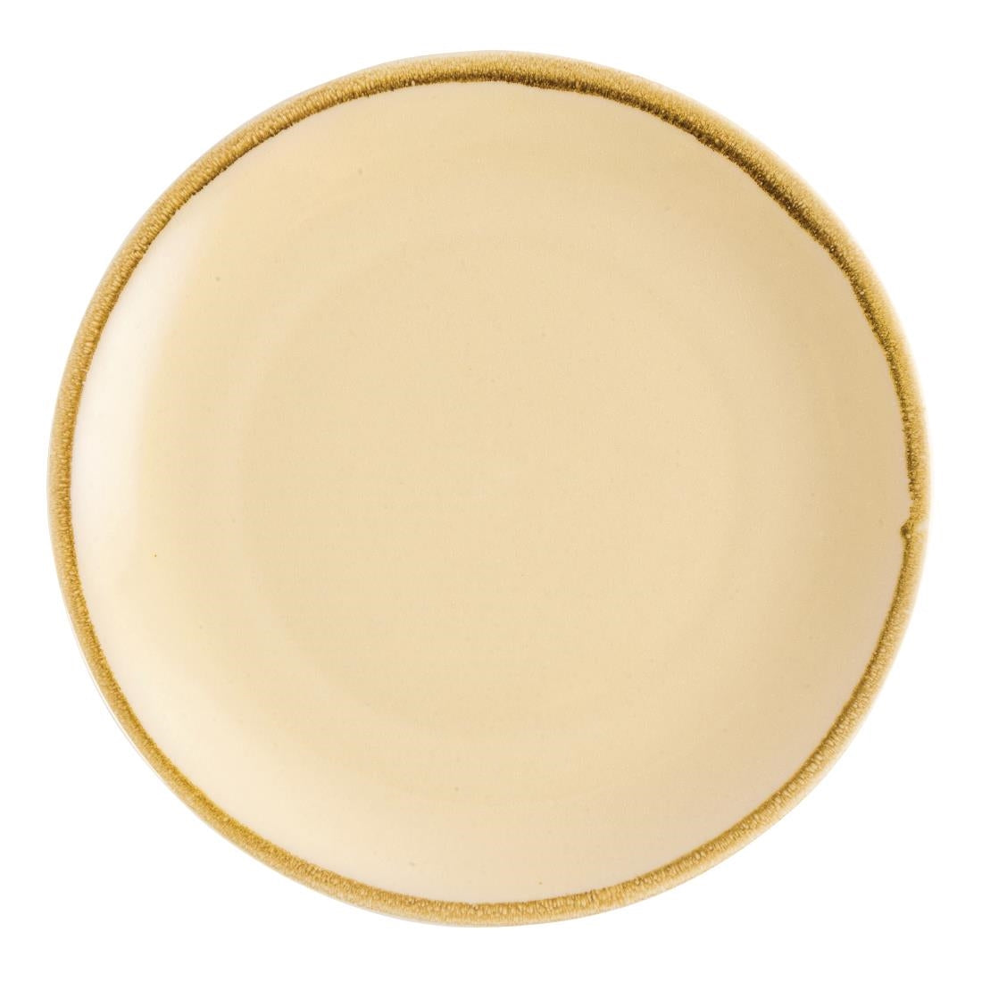 Olympia Kiln Round Plate Sandstone 280mm (Pack of 4)