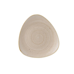 Churchill Stonecast Triangle Plates Nutmeg Cream 229mm (Pack of 12)