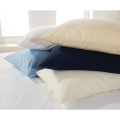 Mitre Essentials Temir Flat Sheet Blue Single