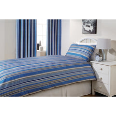 Mitre Essentials Florence Stripe Pillowcase Cobalt