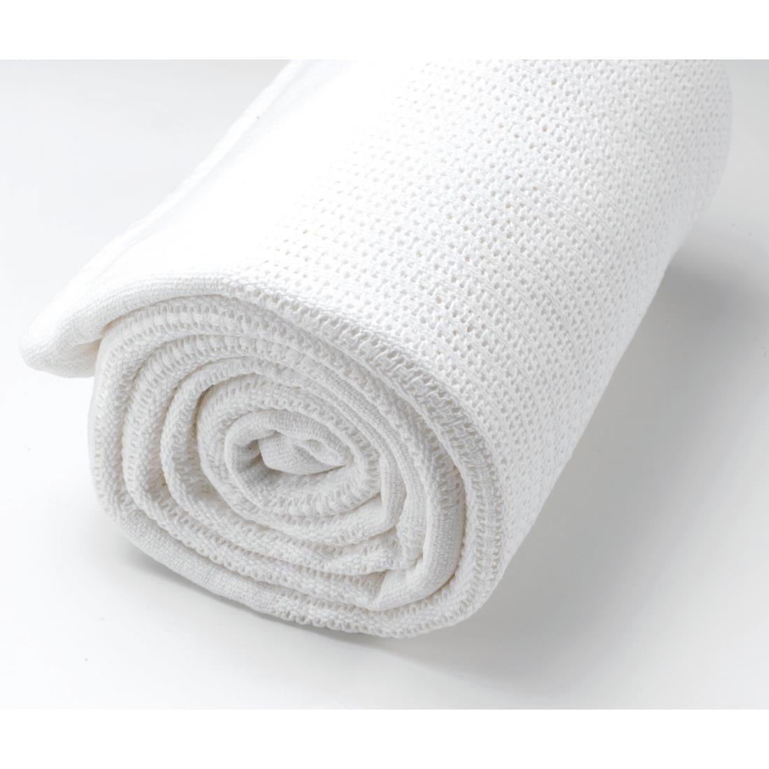 Mitre Essentials Cellular Blanket White