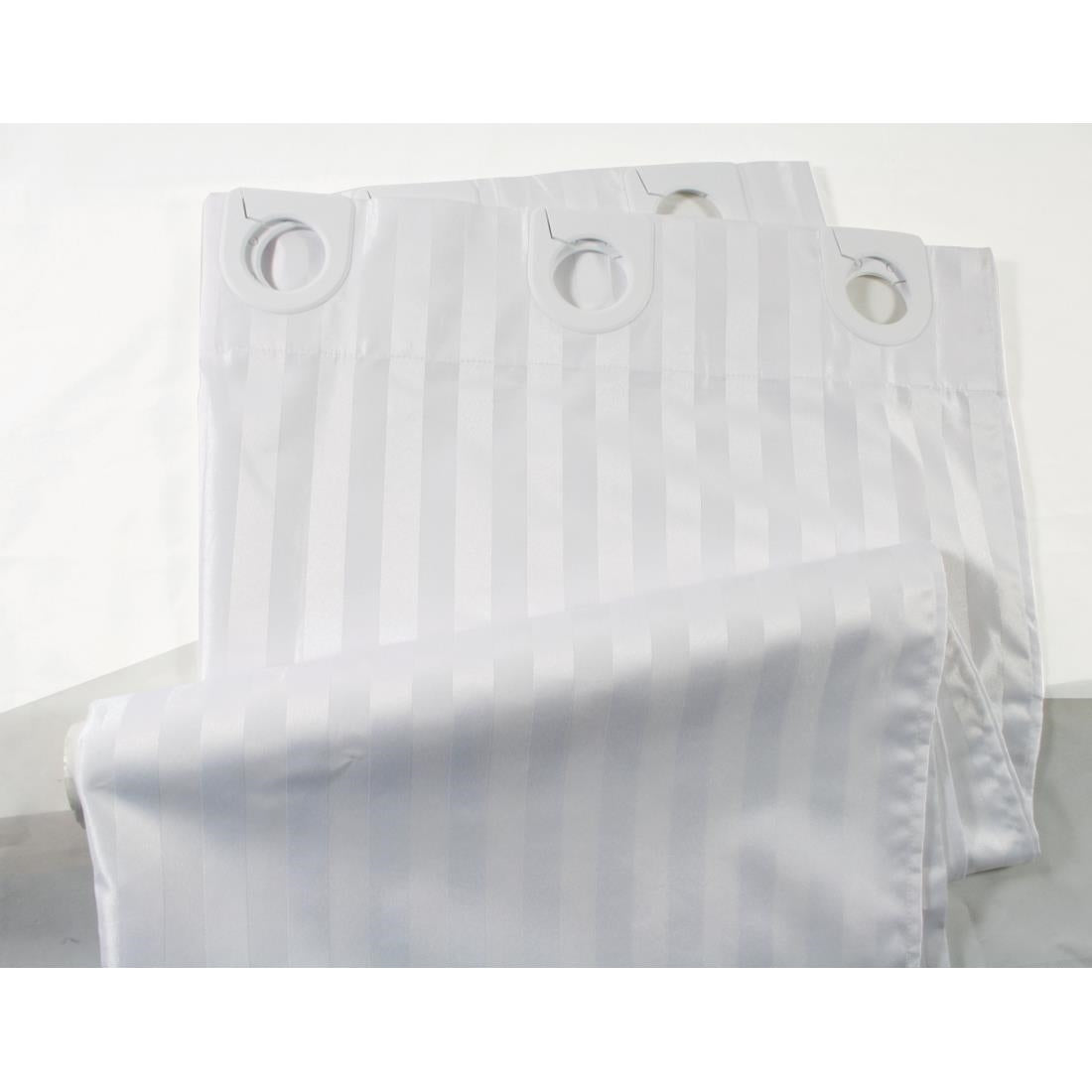 Mitre Comfort Hookless Shower Curtain
