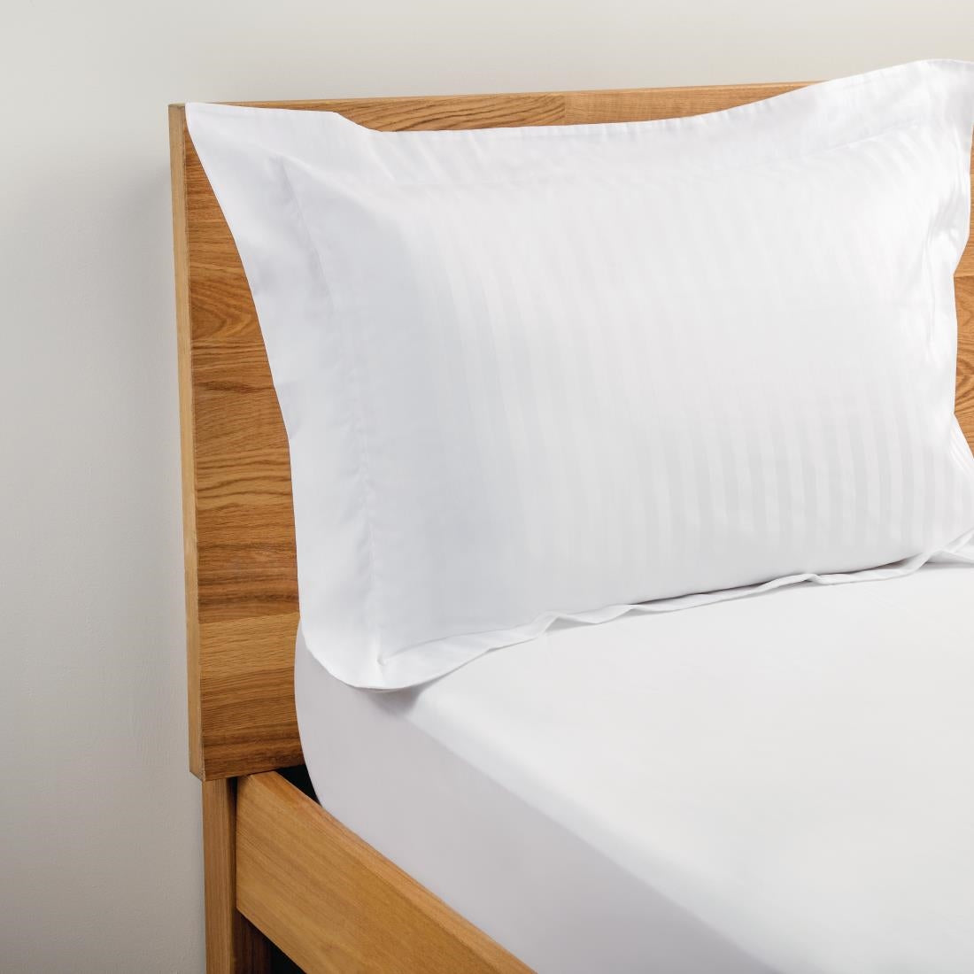 Mitre Comfort Satin Extra Long Pillowcase White (Pack of