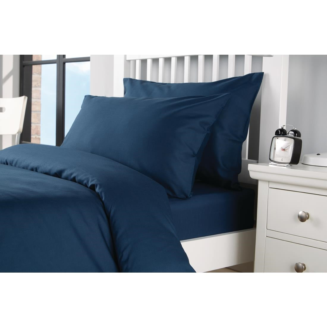 Mitre Essentials Spectrum Housewife Pillowcase Navy