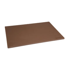 Hygiplas Low Density Antibacterial Chopping Board Brown 450x300x10mm