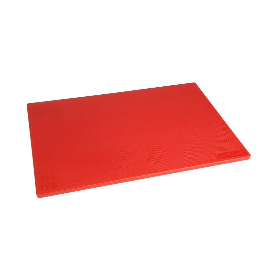 Hygiplas Low Density Antibacterial Chopping Board Red 450x300x10mm