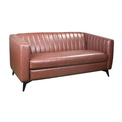 Capri 2 Seat Sofa in Bison Espresso Vinyl