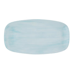 Churchill Stonecast Canvas Breeze Chef's Oblong Plates 350x187mm (Pack of 6)