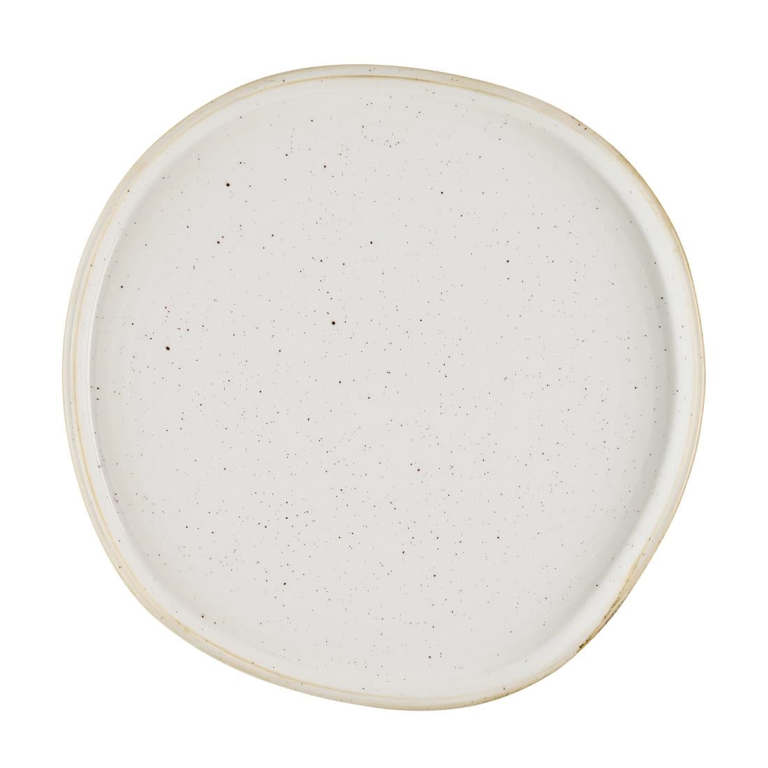 Churchill Stonecast Barley White Organic Walled Plates 257mm (Pack of 6)