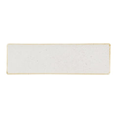 Churchill Stonecast Barley White Oblong Plates 300 x 90mm (Pack of 6)