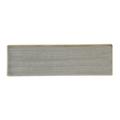 Churchill Stonecast Grey Oblong Plates 300 x 90mm (Pack of 6)