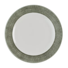 Churchill Bamboo Ceramic Spinwash Alpine Footed Plates 273mm (Pack of 12)