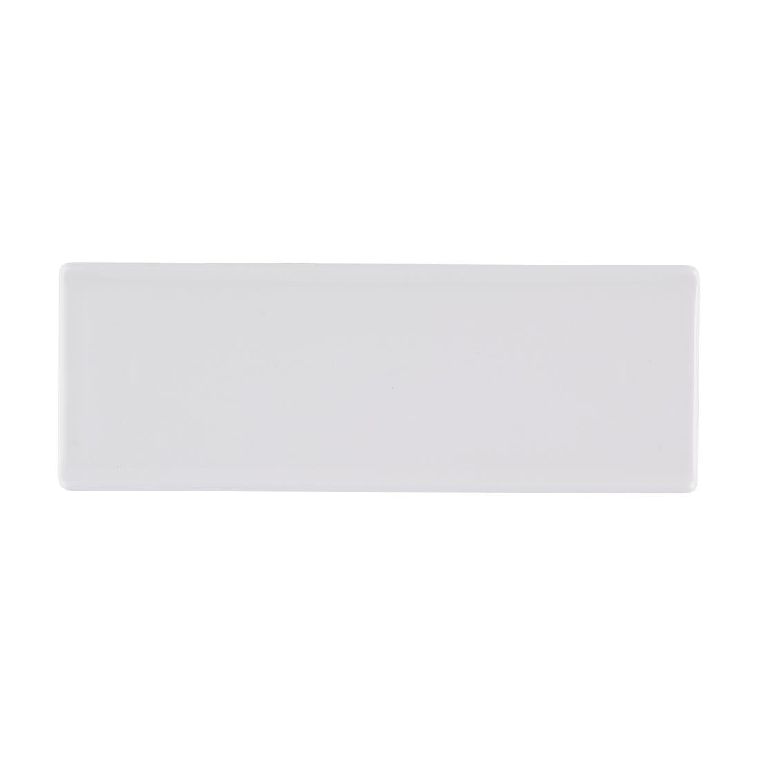 Churchill White Oblong Plates 250 x 90mm (Pack of 6)