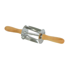 Gobel Stainless Steel Mini Croissant Roller Cutter with Wooden Handle 345x75x75mm