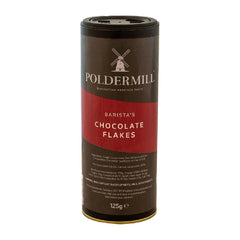 Poldermill Dark Chocolate Flakes Shaker Drum 125g