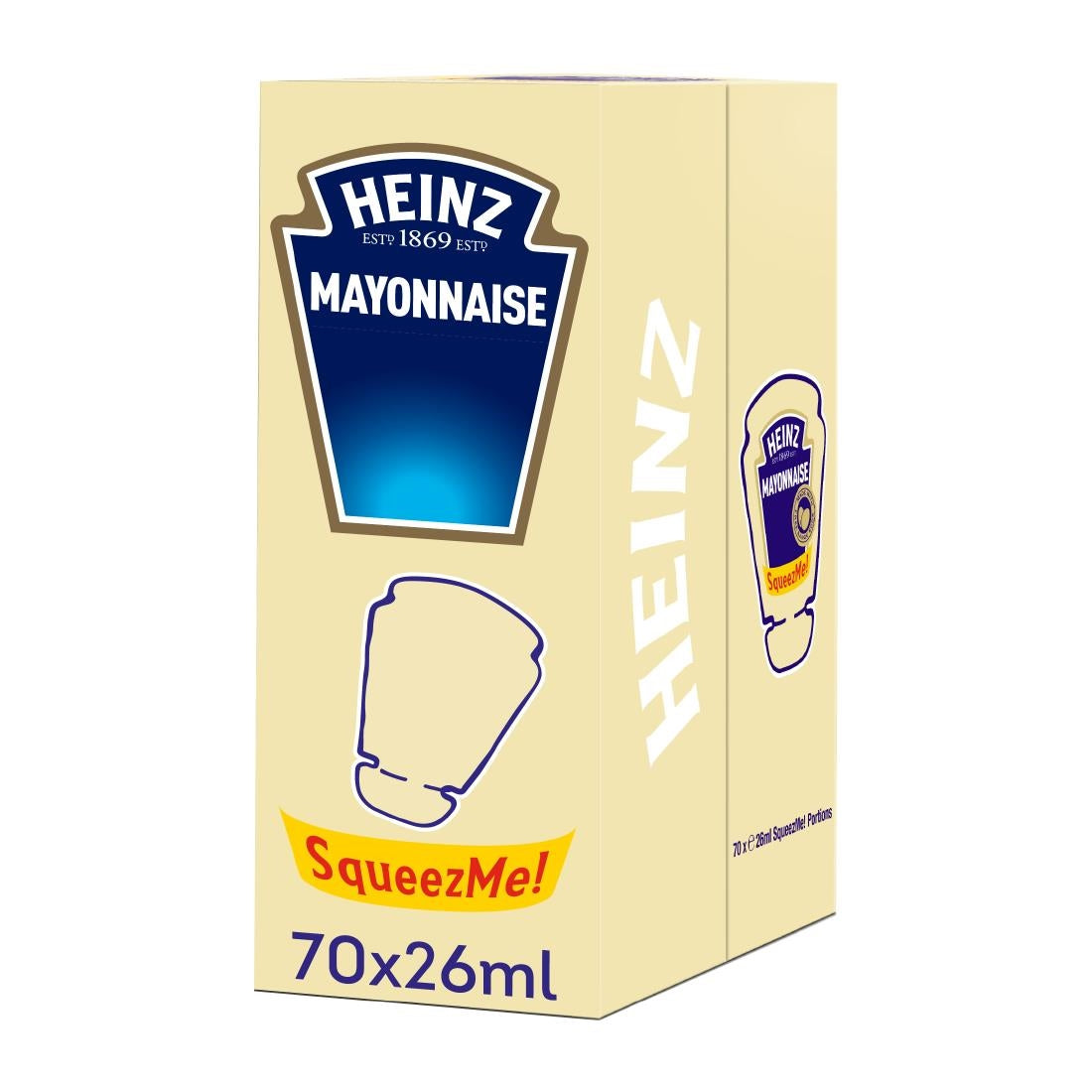 Heinz Mayonnaise SqueezMe! Sachets 26ml (Pack of 70)